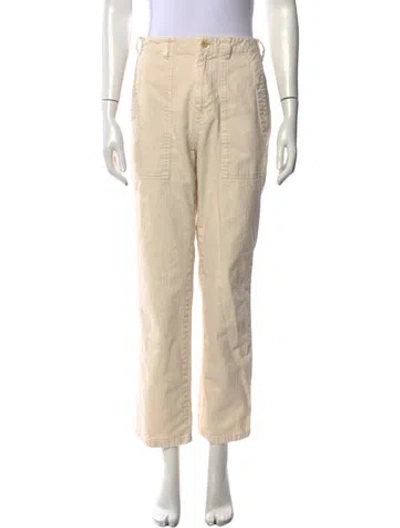 Pre-owned Alex Mill Straight Leg Pants In Neutrals