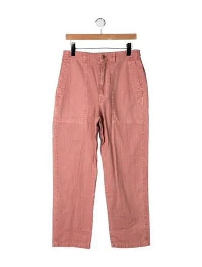 Pre-owned Alex Mill Straight Leg Pants W/ Tags In Pink