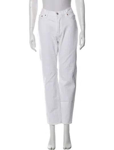 Pre-owned Alex Mill Straight Leg Pants W/ Tags In White