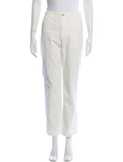 Pre-owned Alex Mill Straight Leg Pants In White