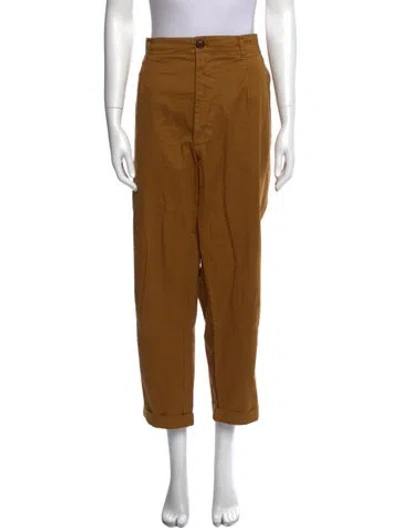 Pre-owned Alex Mill Straight Leg Pants In Yellow