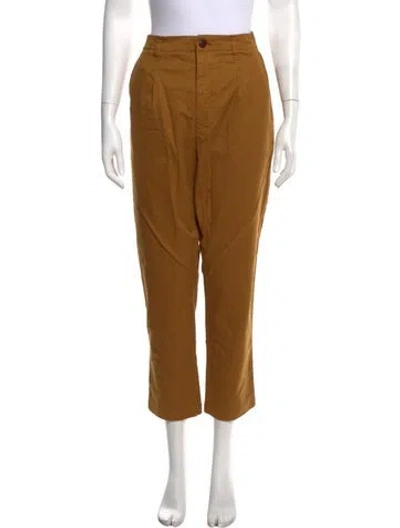 Pre-owned Alex Mill Straight Leg Pants In Yellow