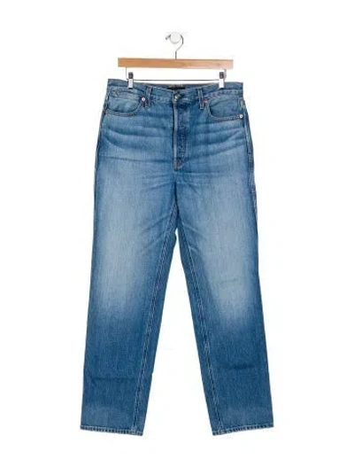 Pre-owned Alex Mill Straight-leg Jeans In Blue