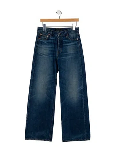 Pre-owned Alex Mill Straight-leg Jeans In Blue