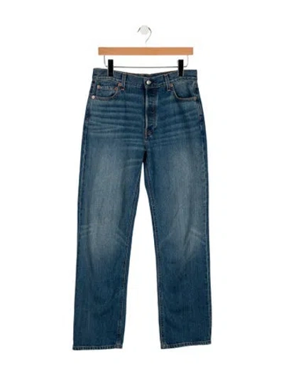 Pre-owned Alex Mill Straight-leg Jeans In Blue