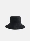 Alex Mill Straw Bucket Hat In Black