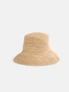 Alex Mill Straw Bucket Hat In Brown