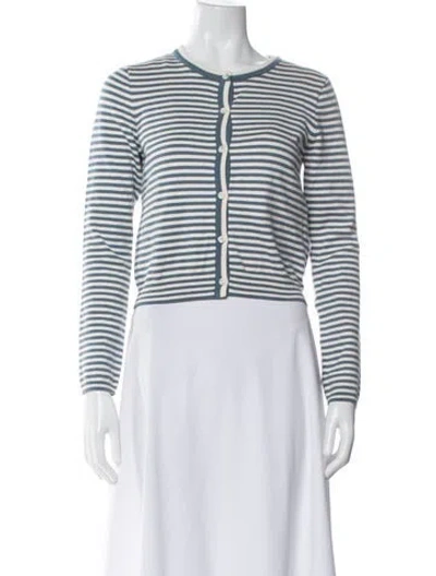 Pre-owned Alex Mill Striped Crew Neck Sweater In Black