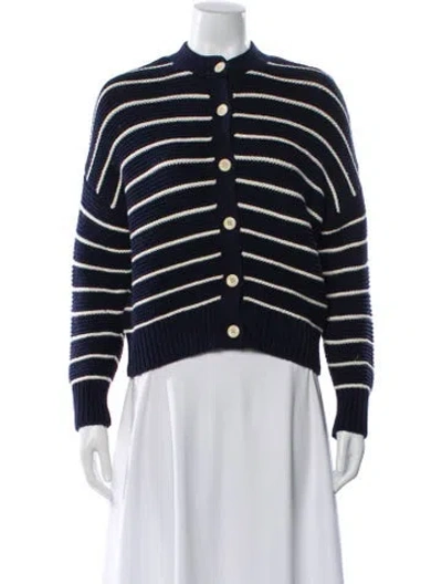 Pre-owned Alex Mill Striped Crew Neck Sweater In Blue