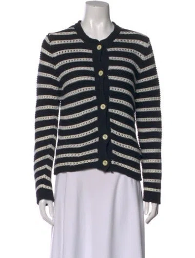 Pre-owned Alex Mill Striped Crew Neck Sweater In Blue