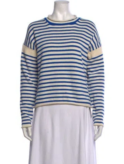 Pre-owned Alex Mill Striped Crew Neck Sweater In Multicolor