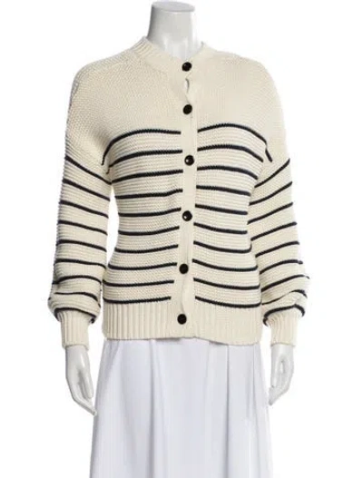 Pre-owned Alex Mill Striped Crew Neck Sweater In Neutral