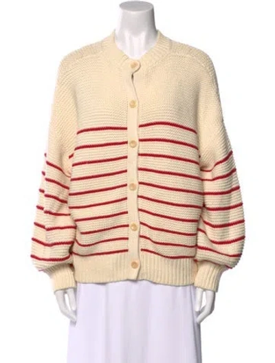 Pre-owned Alex Mill Striped Crew Neck Sweater In Neutral