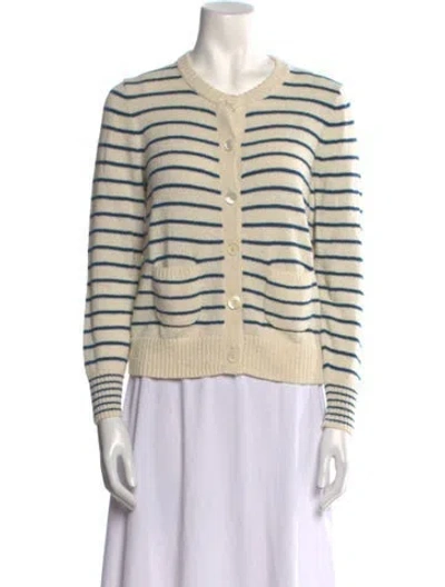 Pre-owned Alex Mill Striped Crew Neck Sweater In Neutral