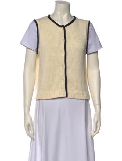 Pre-owned Alex Mill Striped Crew Neck Sweater In Neutral