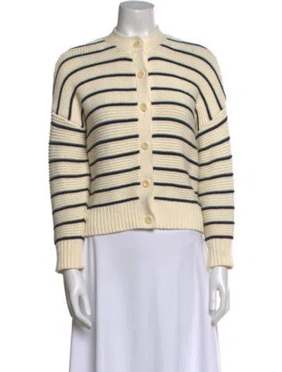 Pre-owned Alex Mill Striped Crew Neck Sweater In Neutral