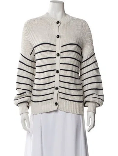Pre-owned Alex Mill Striped Crew Neck Sweater In Neutral