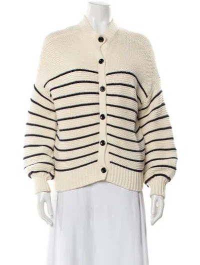 Pre-owned Alex Mill Striped Crew Neck Sweater In Neutral