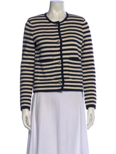 Pre-owned Alex Mill Striped Crew Neck Sweater In Neutral