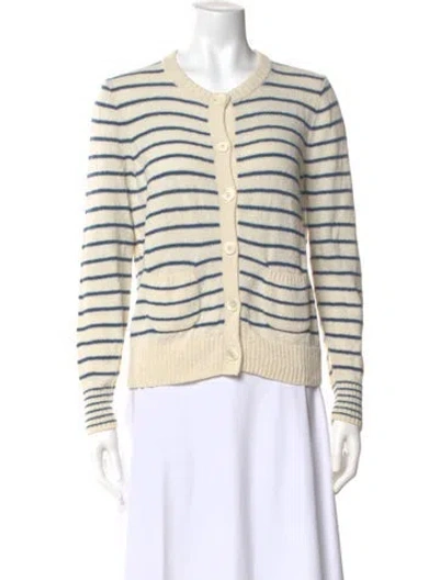 Pre-owned Alex Mill Striped Crew Neck Sweater In Neutral