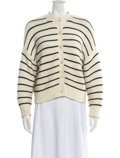 Pre-owned Alex Mill Striped Crew Neck Sweater In Neutral