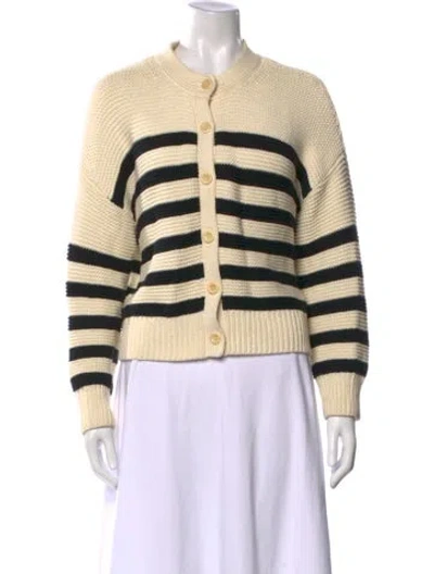 Pre-owned Alex Mill Striped Crew Neck Sweater In Neutral