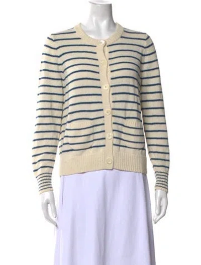 Pre-owned Alex Mill Striped Crew Neck Sweater In Neutral
