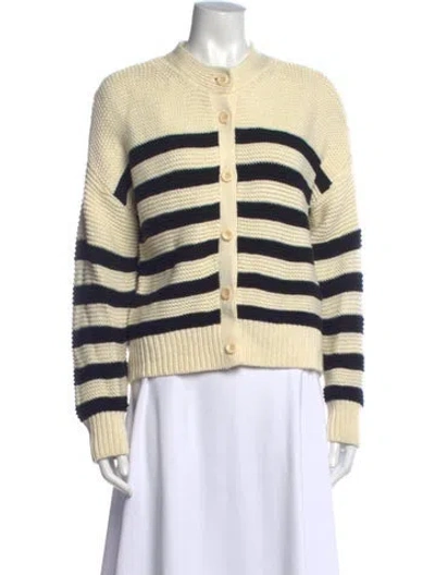 Pre-owned Alex Mill Striped Crew Neck Sweater In Neutral