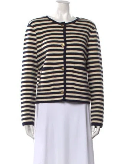 Pre-owned Alex Mill Striped Crew Neck Sweater In Neutral
