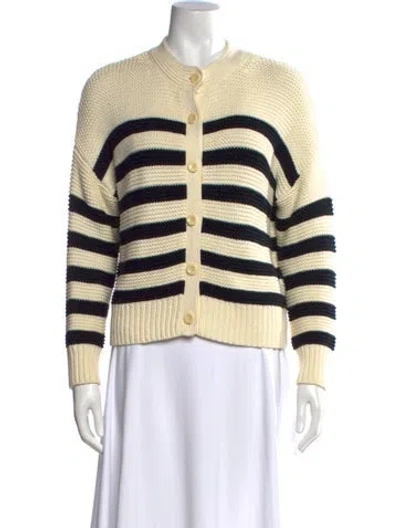Pre-owned Alex Mill Striped Crew Neck Sweater In Neutrals