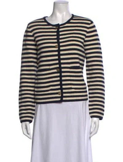 Pre-owned Alex Mill Striped Crew Neck Sweater In Neutrals