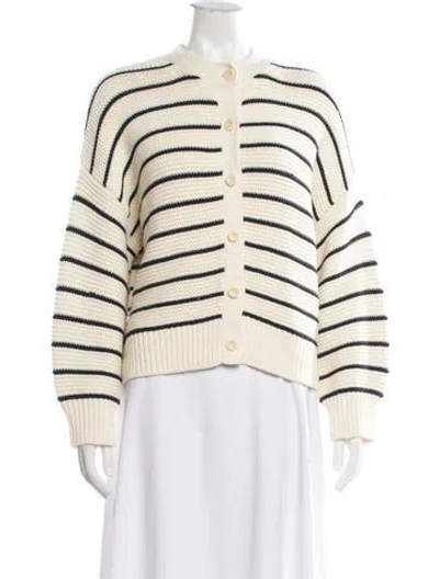 Pre-owned Alex Mill Striped Crew Neck Sweater In Neutrals