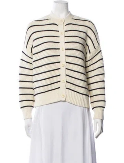 Pre-owned Alex Mill Striped Crew Neck Sweater In Neutrals