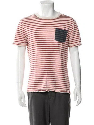 Pre-owned Alex Mill Striped Crew Neck T-shirt In Multicolor