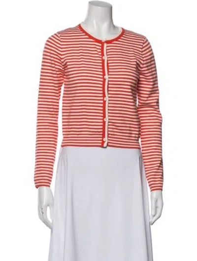 Pre-owned Alex Mill Striped Jacket In Orange
