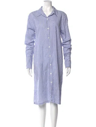 Pre-owned Alex Mill Striped Knee-length Dress In Multi