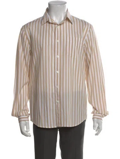 Pre-owned Alex Mill Striped Long Sleeve Shirt In Neutral