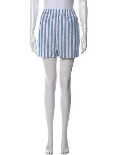 Pre-owned Alex Mill Striped Mini Shorts W/ Tags In Blue