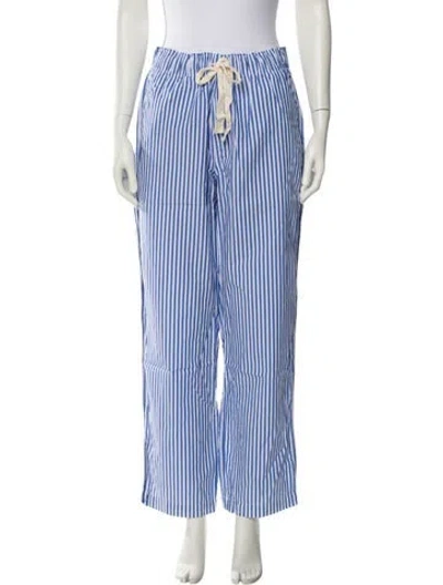 Pre-owned Alex Mill Striped Pajamas W/ Tags In Blue