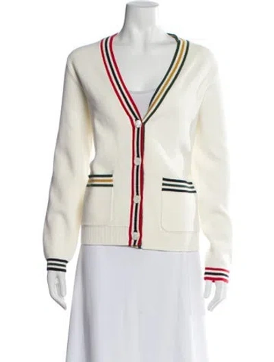 Pre-owned Alex Mill Striped Performance Jacket W/ Tags In White