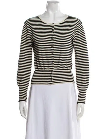 Pre-owned Alex Mill Striped Scoop Neck Sweater In Blue