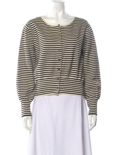 Pre-owned Alex Mill Striped Scoop Neck Sweater In Multi