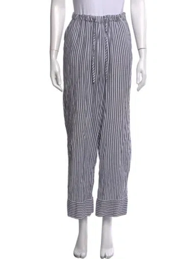 Pre-owned Alex Mill Striped Wide Leg Pants In Multicolor
