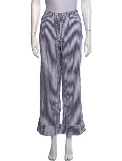 Pre-owned Alex Mill Striped Wide Leg Pants In Multicolor