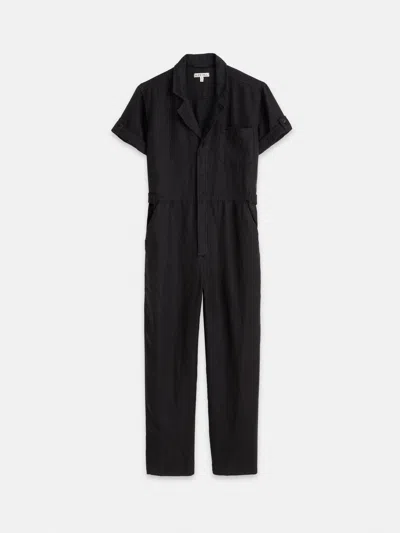 Alex Mill Summer Jumpsuit In Linen In Black