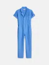 Alex Mill Summer Jumpsuit In Linen In French Blue