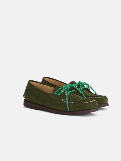 Alex Mill Tampa Boat Shoe Sister In Green