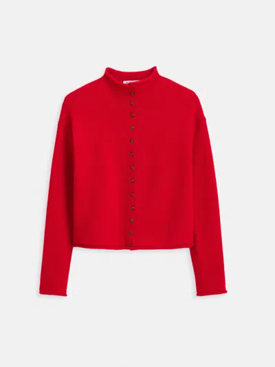 Alex Mill Taylor Cardigan In Cashmere In Red