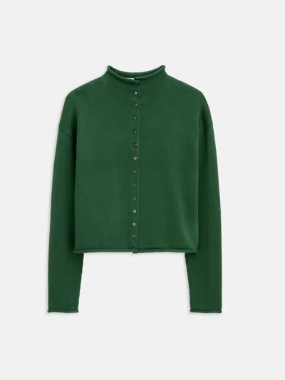 Alex Mill Taylor Cardigan In Cotton Cashmere In Green