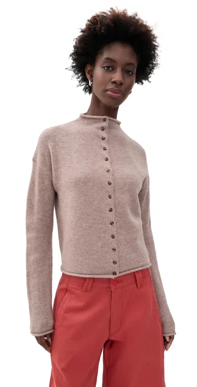 Alex Mill Taylor Cashmere Cardigan Toast